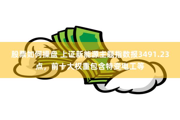 股票如何操盘 上证新能源主题指数报3491.23点，前十大权重包含特变电工等