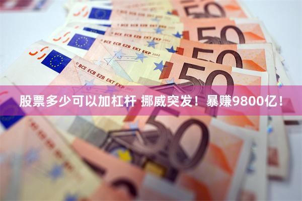 股票多少可以加杠杆 挪威突发！暴赚9800亿！