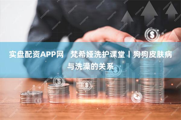 实盘配资APP网   梵希娅洗护课堂丨狗狗皮肤病与洗澡的关系