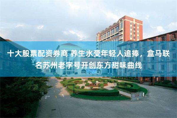 十大股票配资券商 养生水受年轻人追捧，盒马联名苏州老字号开创东方甜味曲线