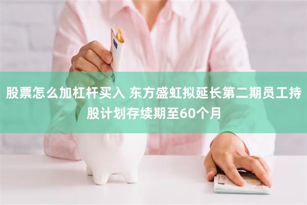 股票怎么加杠杆买入 东方盛虹拟延长第二期员工持股计划存续期至60个月
