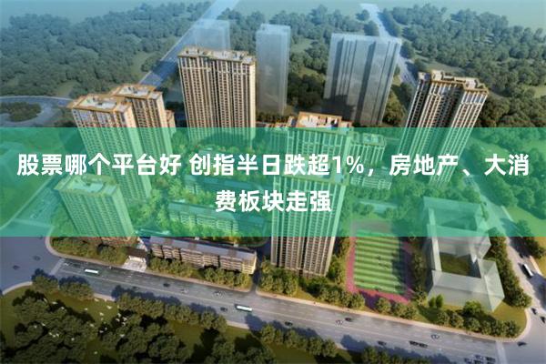 股票哪个平台好 创指半日跌超1%，房地产、大消费板块走强