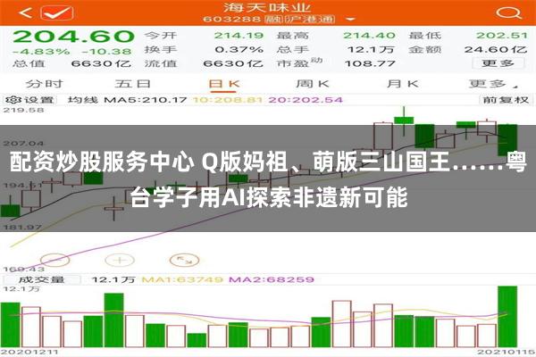 配资炒股服务中心 Q版妈祖、萌版三山国王……粤台学子用AI探索非遗新可能