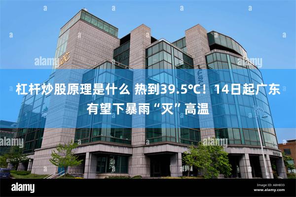 杠杆炒股原理是什么 热到39.5℃！14日起广东有望下暴雨“灭”高温