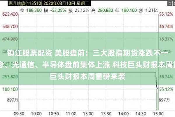 镇江股票配资 美股盘前：三大股指期货涨跌不一 存储概念、光通信、半导体盘前集体上涨 科技巨头财报本周重磅来袭
